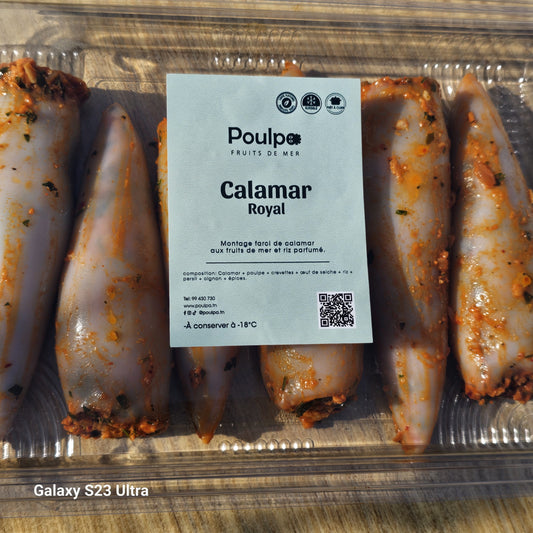 Calamar Farci 500G ( entre 2 et 6 Pcs selon le calibre )